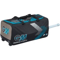 GM CRICKET BAG DIAMOND WHEELIE BLACK