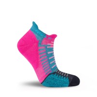 HILLY ACTIVE SOCKLET SOCK MINIMUM- FLUO PINK/TEAL