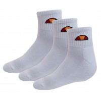ELLESSE (NOS) TALLO 3PK ANKLE SOCK WHITE
