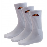 ELLESSE (NOS) TISBI 3PK CREW SOCK WHITE
