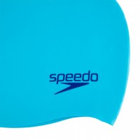 SPEEDO SILICONE CAP JUNIOR BLUE/BLUE