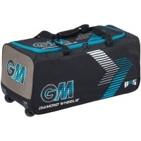 GM CRICKET BAG DIAMOND WHEELIE BLACK