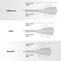 HARROWS SOLO FLIGHT AND SHAFT MEDIUM 6 -CLEAR