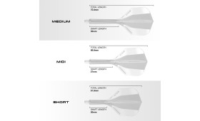 HARROWS SOLO FLIGHT AND SHAFT MEDIUM 6 -CLEAR