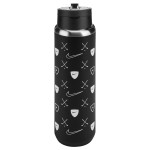 NIKE SS RECHARGE CHUG BOTTLE STRAW 24OZ GOLF BLACK
