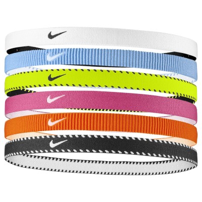 NIKE HEADBAND FLEX CLASSIC  6PK - VOLT