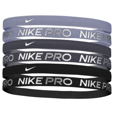 NIKE HEADBAND FLEX CLASSIC  6PK METALLIC-I.PURPLE