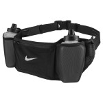 NIKE FLEX STRIDE DBL BOTTLE BELT 24OZ- BLACK