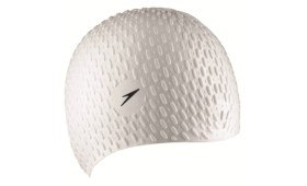 SPEEDO BUBBLE CAP WHITE
