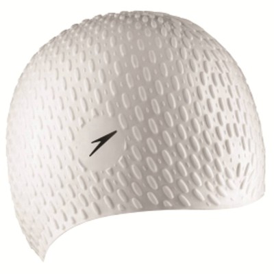 SPEEDO BUBBLE CAP WHITE