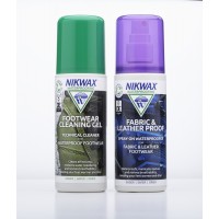 NIKWAX FABRIC AND LEATHER FOOTWEAR CARE KIT