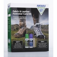 NIKWAX FABRIC AND LEATHER FOOTWEAR CARE KIT