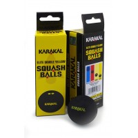 KARAKAL SQUASH BALLS ELITE DOUBLE YELLOW KARAKAL SQUASH BALLS ELITE DOUBLE YELLOW