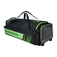 2025 KOOKABURRA CRICKET BAG PRO 3500 BLACK/NEON GREEN