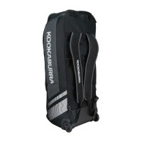 2025 KOOKABURRA CRICKET BAG WD2000 WHEELIE DUFFLE BLACK/GREY