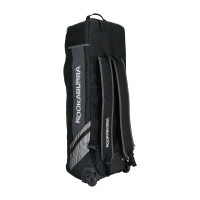 2025 KOOKABURRA CRICKET BAG WD5000 WHEELIE DUFFLE BLACK GREY