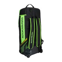 2025 KOOKABURRA CRICKET BAG WD6000 WHEELIE DUFFLE BLACK/NEON