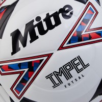 MITRE IMPEL FUTSAL FOOTBALL WHITE - SIZE 4