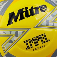 MITRE IMPEL FUTSAL FOOTBALL FLUO YELLOW - SIZE 4