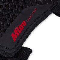 MITRE SHINPAD AIRCELL CARBON (+ANKLE) BLK / RED