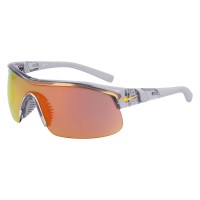 NIKE SUNGLASSES SHOW X1 SHINY WOLF GREY/ORANGE MIRROR