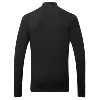 RONHILL MENS CORE THERMAL 1/2 ZIP TEE BLACK