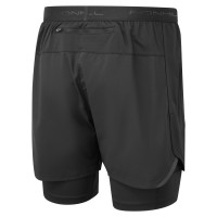 RONHILL MENS TECH 5in TWIN SHORT BLACK