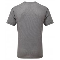 RONHILL MENS TECH GOLDEN HOUR TEE- BLACK MATRIX