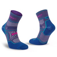 HILLY TWIN SKIN ANKLET SOCK MEDIUM GRAPE/BLUE