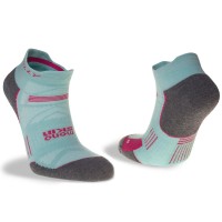 HILLY SUPREME SOCKLET SOCK AQUAMARINE/GREY MARL