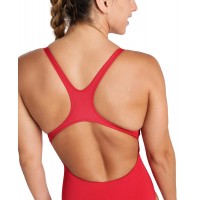 ARENA WOMENS SOLID PRO COSTUME - RED/WHITE