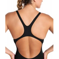 ARENA WOMENS SOLID PRO COSTUME - BLACK/WHITE