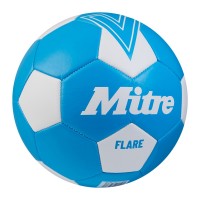 MITRE FLARE FOOTBALL FLUO BLUE / WHITE - SIZE 5