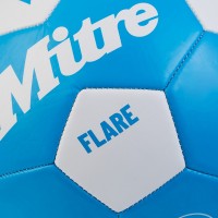 MITRE FLARE FOOTBALL FLUO BLUE / WHITE - SIZE 5