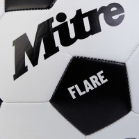 MITRE FLARE FOOTBALL WHITE / BLACK - SIZE 5