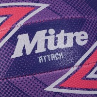 MITRE ATTACK NETBALL PURPLE/PINK/WHITE