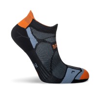 HILLY MARATHON FRESH SOCKLET SOCK MINIMUM- BLACK/ORANGE