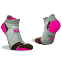 HILLY MARATHON FRESH SOCKLET SOCK MINIMUM- SAGE/FLUO PINK