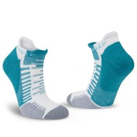 HILLY ACTIVE SOCKLET SOCK MINIMUM- TEAL/WHITE