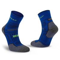 HILLY TWIN SKIN ANKLET SOCK MEDIUM COLBALT/GREY MARL