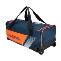 2026 KOOKABURRA CRICKET BAG 9500 WHEELIE NAVY/ORANGE