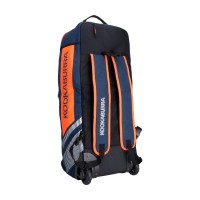 2026 KOOKABURRA CRICKET BAG WD6000 WHEELIE DUFFLE NAVY/ORANG