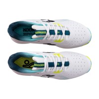 KOOKABURRA KC 3.0 SPIKE CRICKET SHOE AQUA/YELLOW