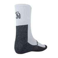 KOOKABURRA AIR FLEX SOCK WHITE 2 PAC