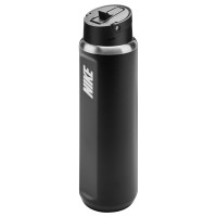 NIKE SS RECHARGE STRAW BOTTLE 24 OZ BLACK