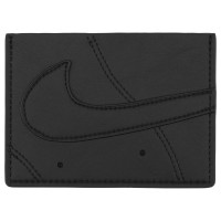 NIKE ICON AIR FORCE 1 CARD WALLET BLACK