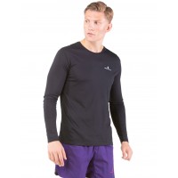 RONHILL MENS CORE LONG SLEEVE TEE BLACK