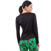 RONHILL WOMENS CORE LONG SLEEVE TEE BLACK