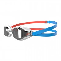 SPEEDO GOGGLES FASTSKIN ADULT SPEEDSOCKET 2 MIRROR  RED/BLUE
