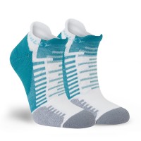 HILLY ACTIVE SOCKLET SOCK MINIMUM- TEAL/WHITE